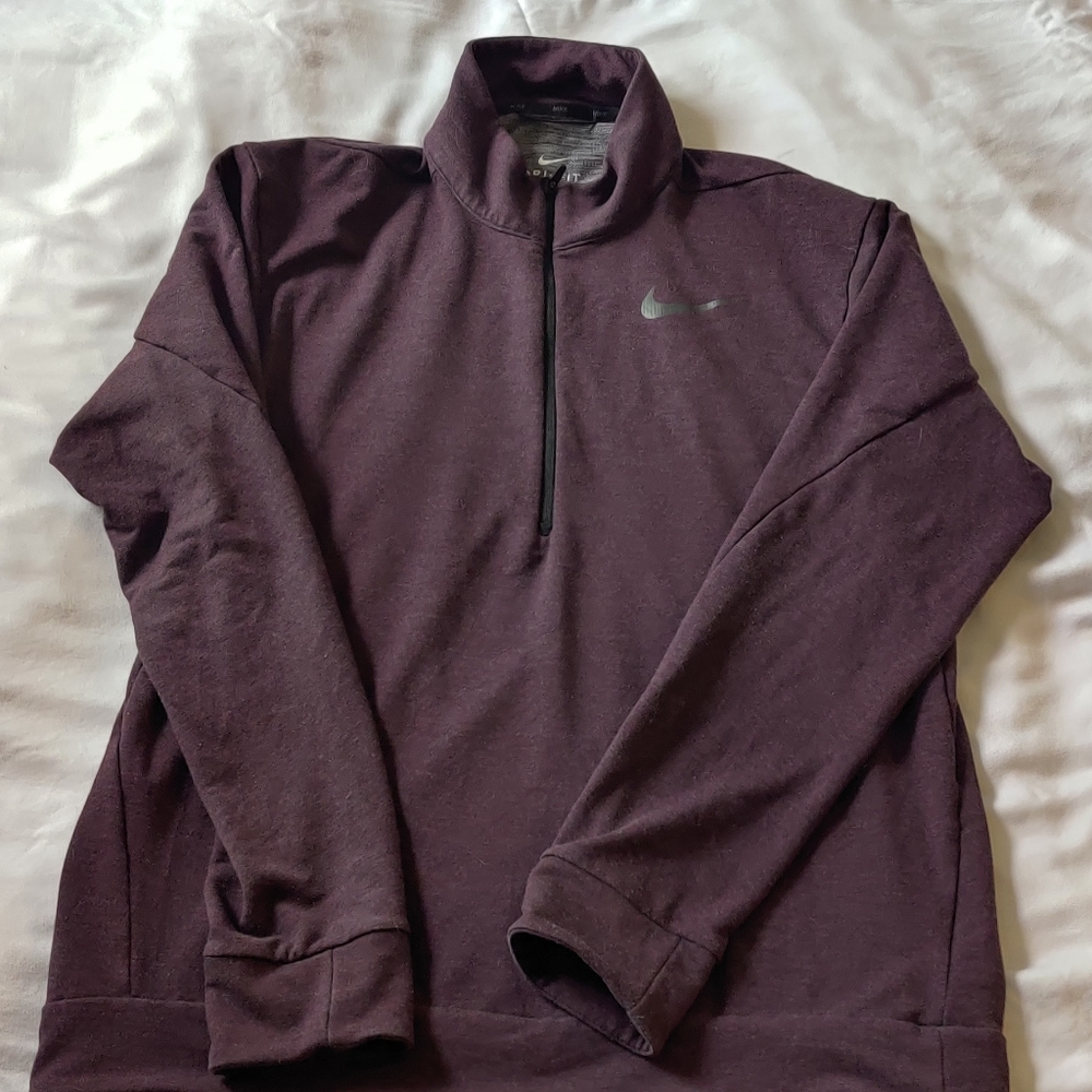 Men's Nike DriFit Quarter Zip Pullover
